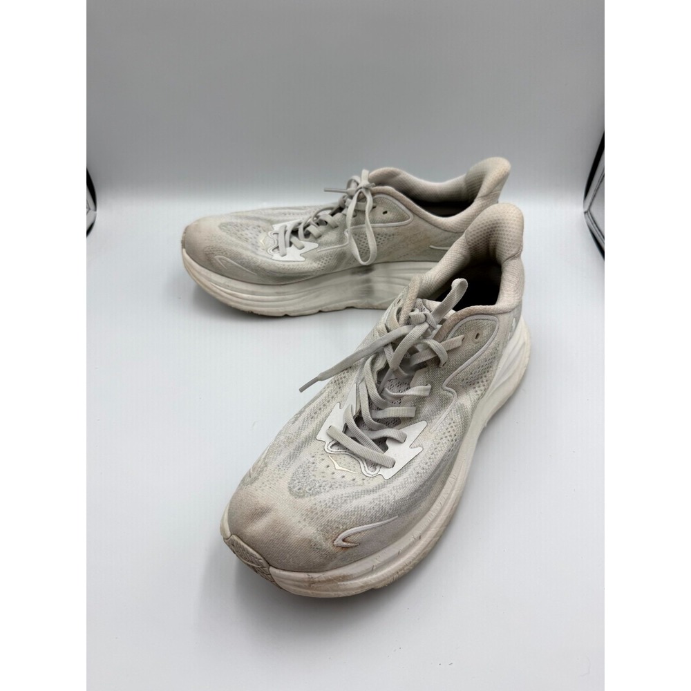 Hoka One One Clifton 10 1162031-CRDS Women 12B Sneaker Cosmic Gray Running Shoes